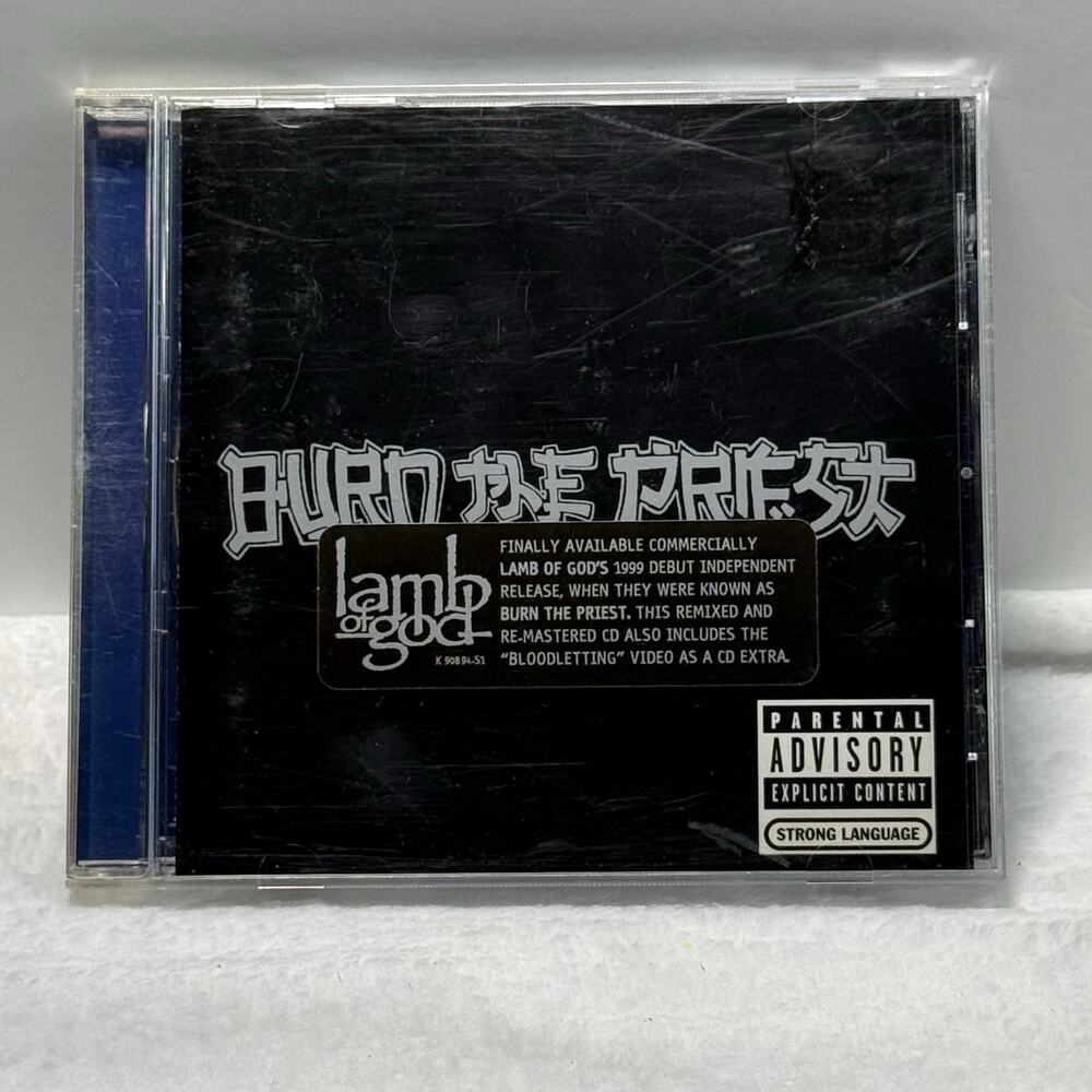 Lamb Of God Burn The Priest Music CD - 2005 Remastered CD Extra Metal Album